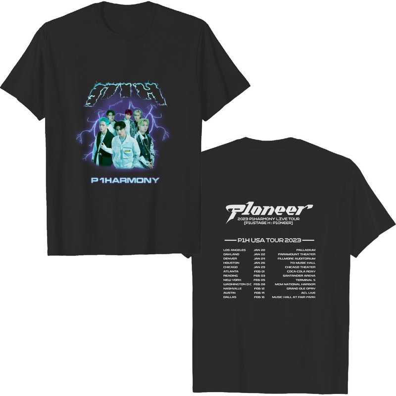 P1harmony P1oneer Live Tour 2023 Shirt — T-shirts pour hommes