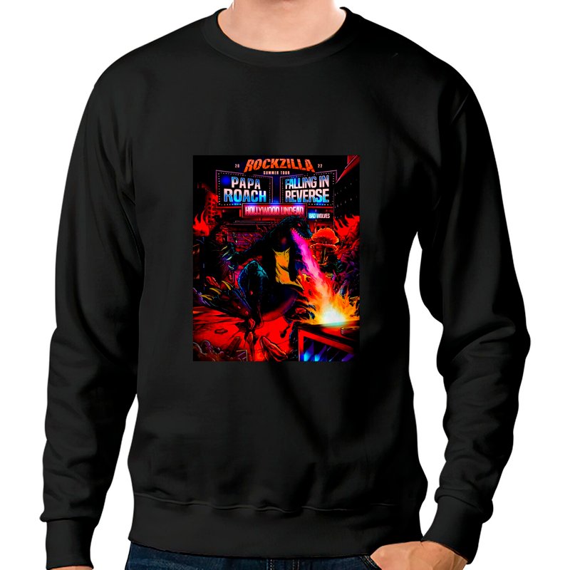 Rockzilla The Second Leg Tour 2023 Tee, Rockzilla 2023 Tour Shirt For Fan — Sweats à capuche pour hommes