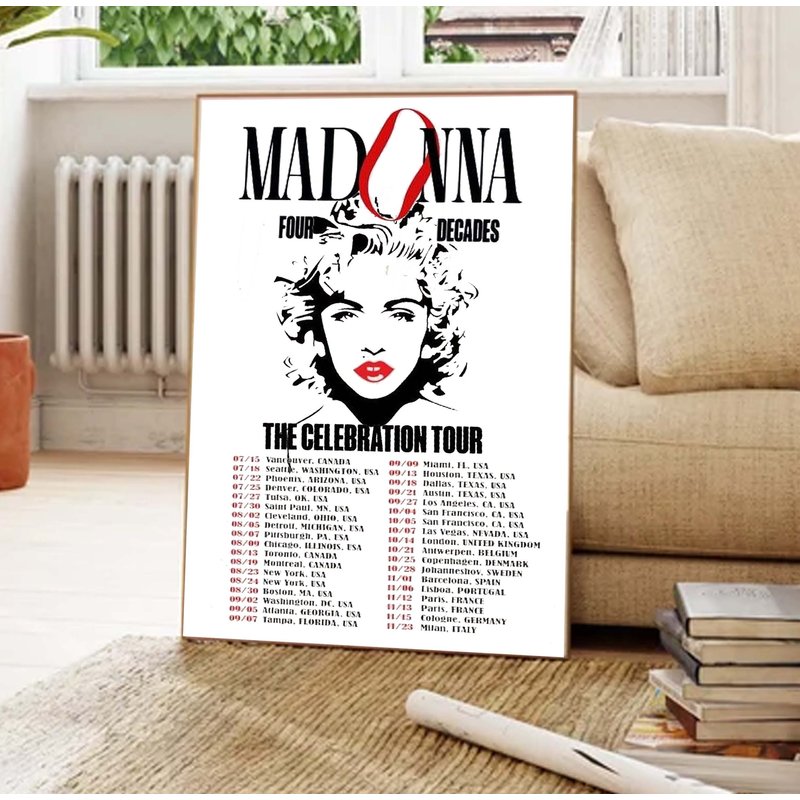 Madonna The Celebration Tour 2023 Poster — Affiches et impressions