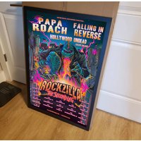 Rockzilla 2023 The Second Leg Tour Dates Poster Rockzilla Gift For Fan — Posters & Prints