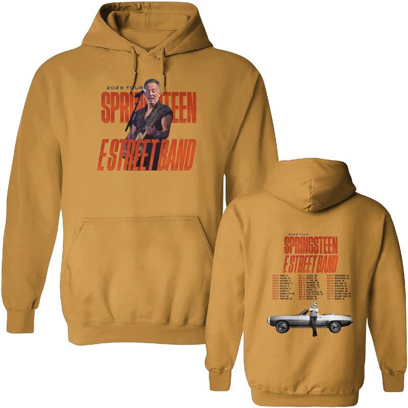 Bruce Springsteen And The E Street Band Tour 2023 — Sweats à capuche pour hommes