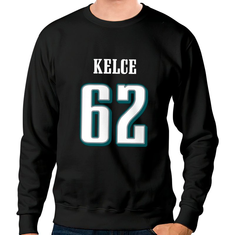 Jason Kelce Philadelphia T-shirt, Kelce 62 Sweatshirt — Sweats à capuche pour hommes