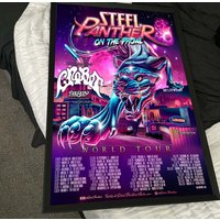 Steel Panther On The Prowl World Tour 2023 Poster