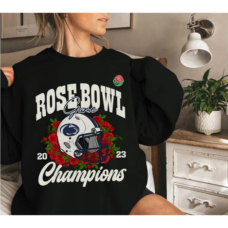 2023 Penn State Champions Rose Bowl Sweatshirt — Sweats à capuche pour hommes