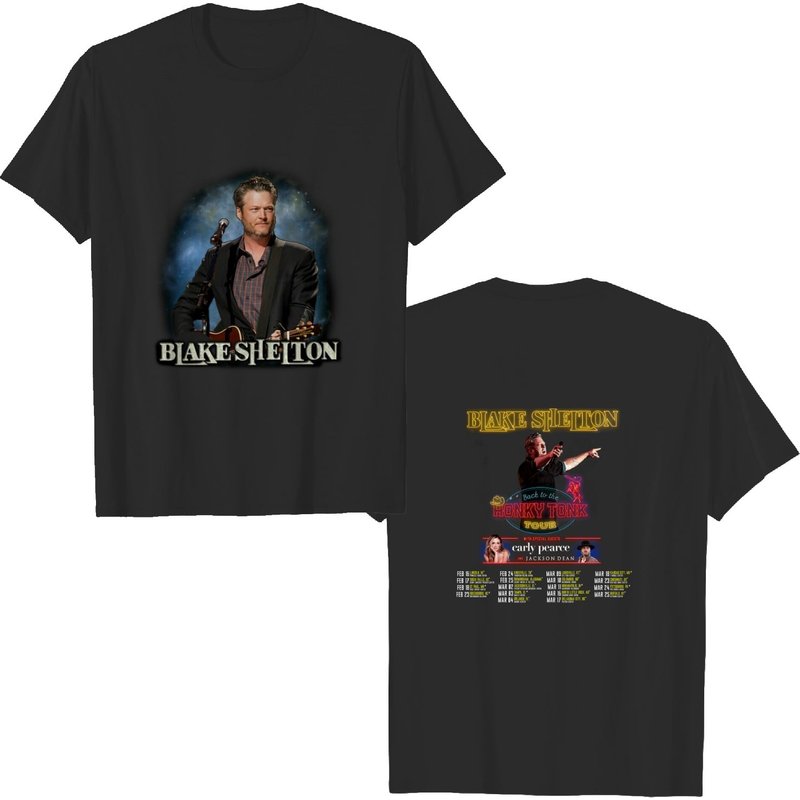 Blake Shelton Back To The Honky Tonk Tour 2023 T-shirt, Blake Shelton Tour 2023 Shirt