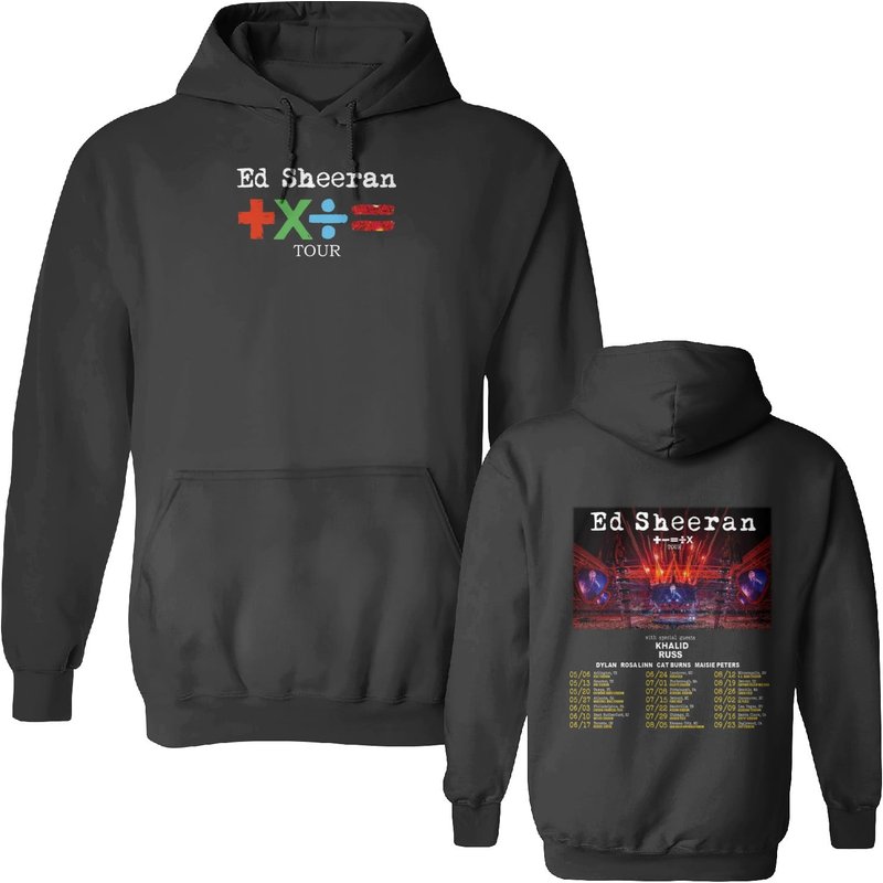 Sheeran Mathematics Tour 2023 Hoodie — Sweats à capuche pour hommes