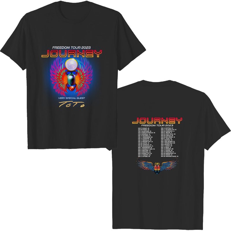 Journey Freedom Tour 2023 Tour T-shirt — T-shirts pour hommes