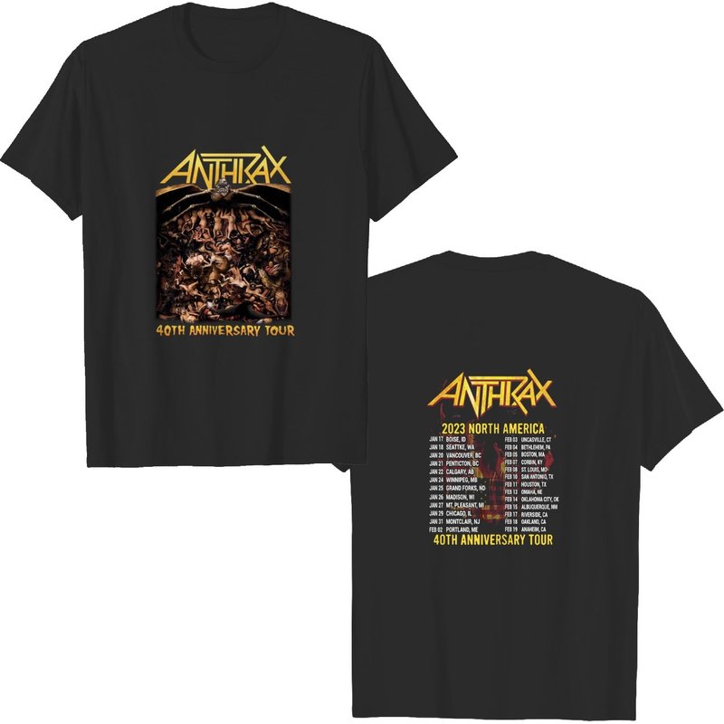 Anthrax And Black Label Society's 2023 North American Tour T-shirt — T-shirts pour hommes