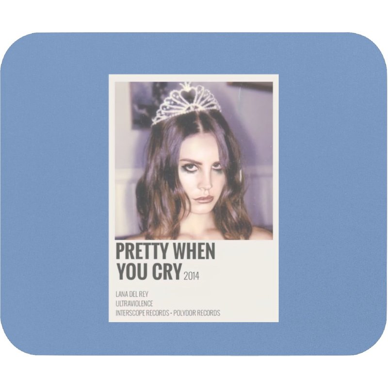 Lana Del Rey Mouse Pads, Pretty When You Cry Album Mouse Pads. — Tapis de souris et sous-mains