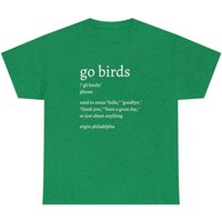 Eagles Go Birds Unisex Heavy Cotton Tee Shirt