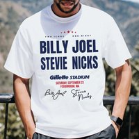 Billy Joel N Stevie Nicks Tour 2023 Shirt, Billy Joel In Concert Tee