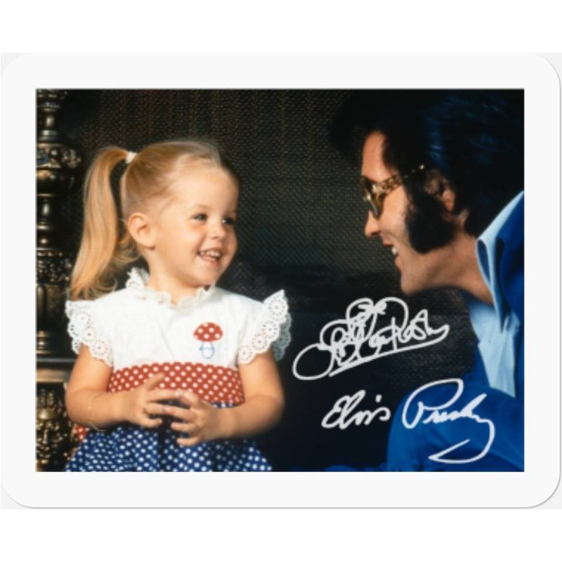 Lisa Marie Presley And Elvis Presley Stickers — Stickers & Decals