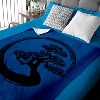 Enso Zen Circle And Bonsai Tree Baby Blankets — Couvertures pour bébé
