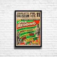 Otis Redding Concert Print Vintage Music Poster — Posters & Prints