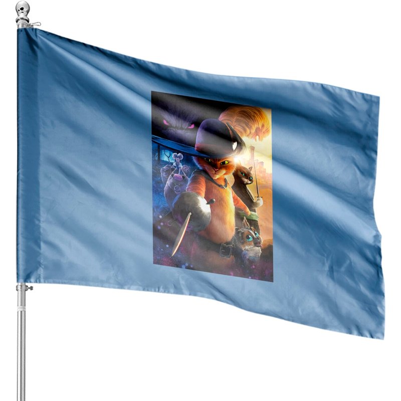 Puss In Boots The Last Wish | Puss In Boots 2 House Flags — Decorative Flags