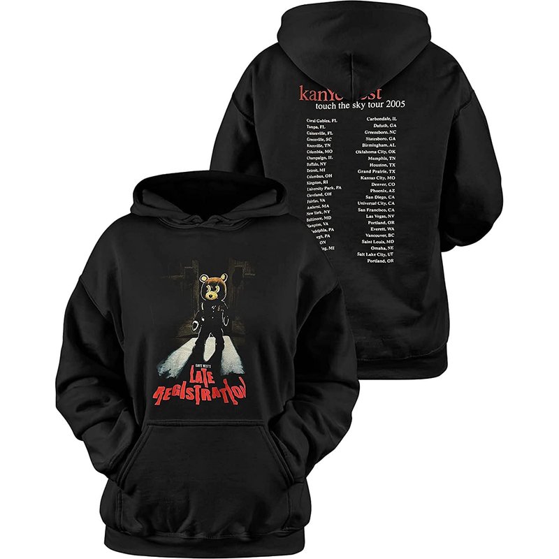 Vintage Kanye Late Registration 2005 Hoodie — Sweats à capuche pour hommes