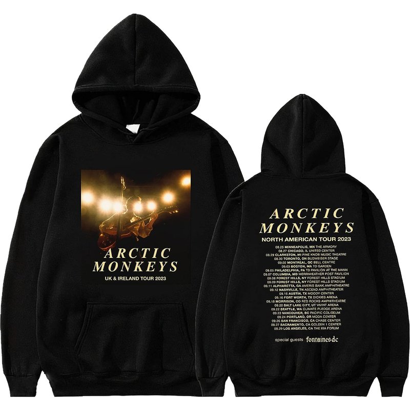 Arctic Monkeys North American Tour 2023 2 Sided Hoodie