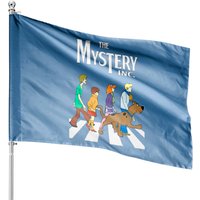 Abbey Road Scooby Doo The Mystery House Flags — Decorative Flags