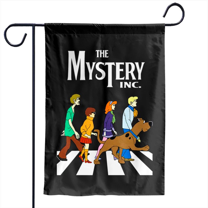 Abbey Road Scooby Doo The Mystery Garden Flags — Drapeaux décoratifs