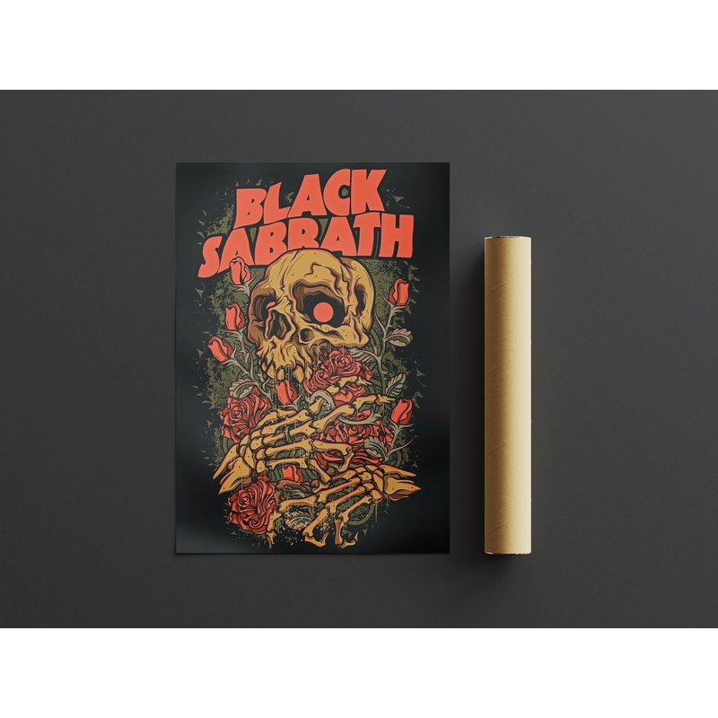 Black Sabbath Poster | Vintage Music Poster — Affiches et impressions