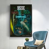Muse 2023 North American Tour Will Of The People Tour Poster — Affiches et impressions