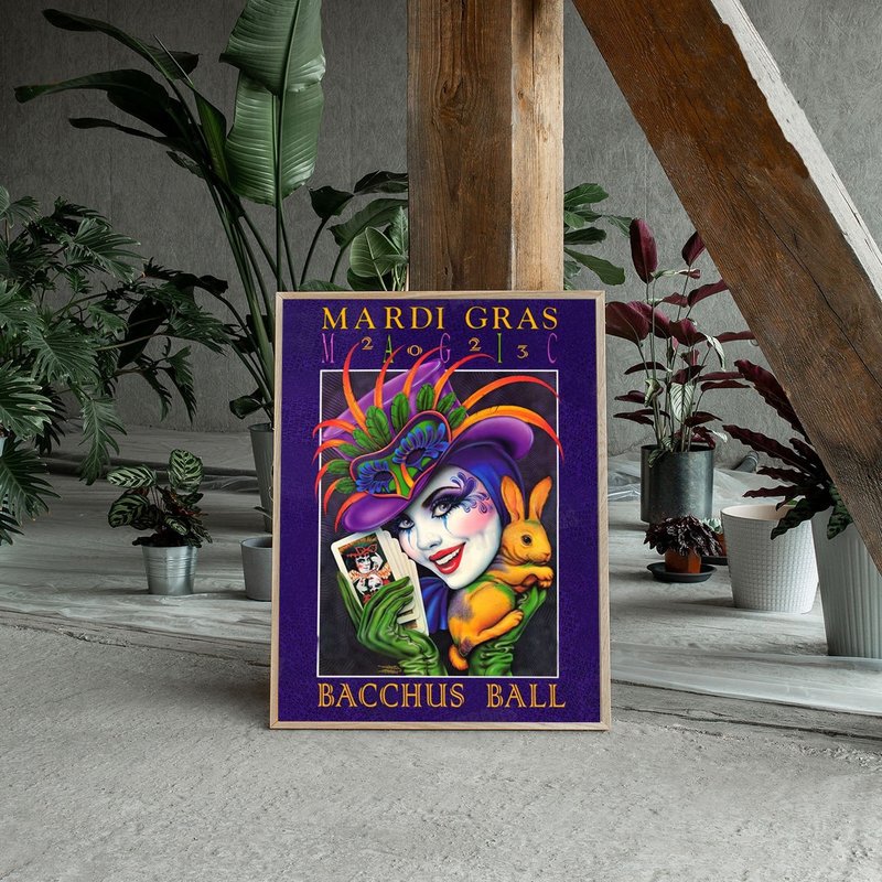 Happy Mardi Gras Carnival 2023 Poster Wall Art Gift — Posters & Prints