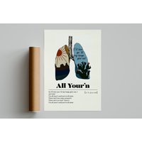 Tyler Childers All Your'n Music Poster - Kid's Room Wall Art