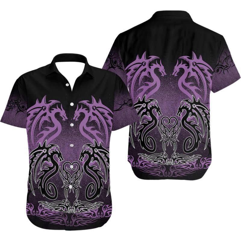 Dragon Dragon Hawaiian Shirt — Chemises décontractées pour hommes