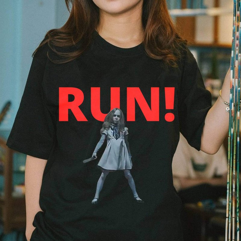 M3gan Shirt, M3gan You Should Probably Run Shirt, Horror Movie Shirt