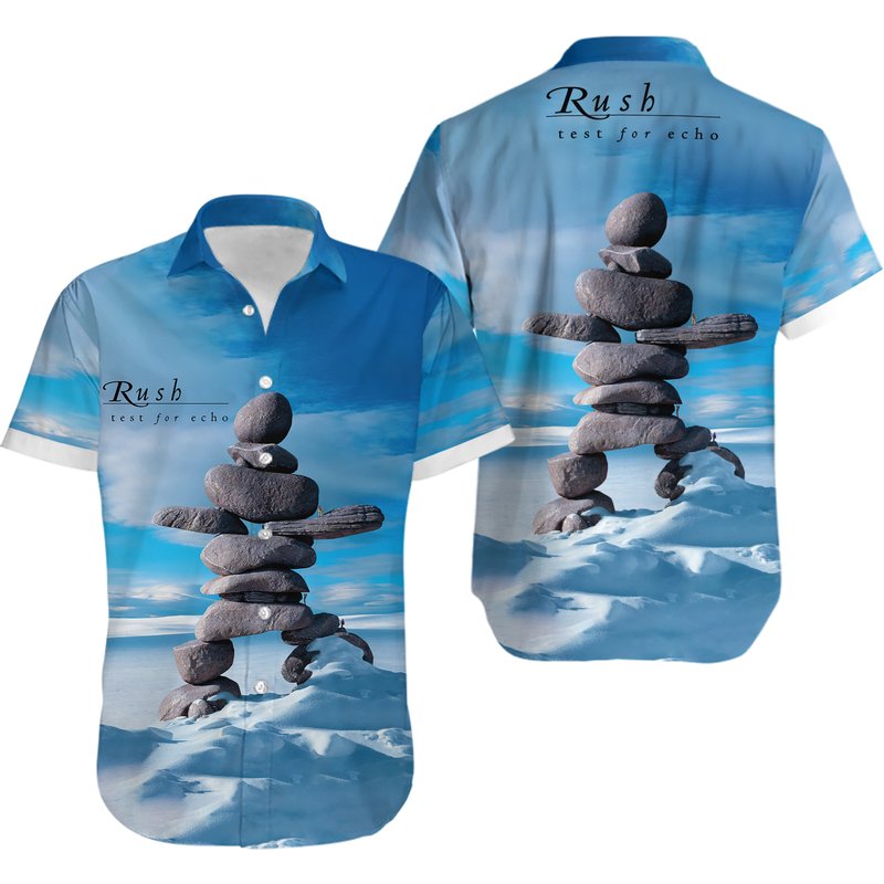 Rush Hawaiian Shirt, Music Hawaiian Shirt — Chemises décontractées pour hommes
