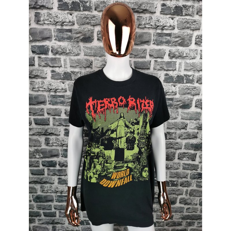 Terrorizer 1990 Vintage T-shirt World Downfall / Earache / Death / Grind Metal