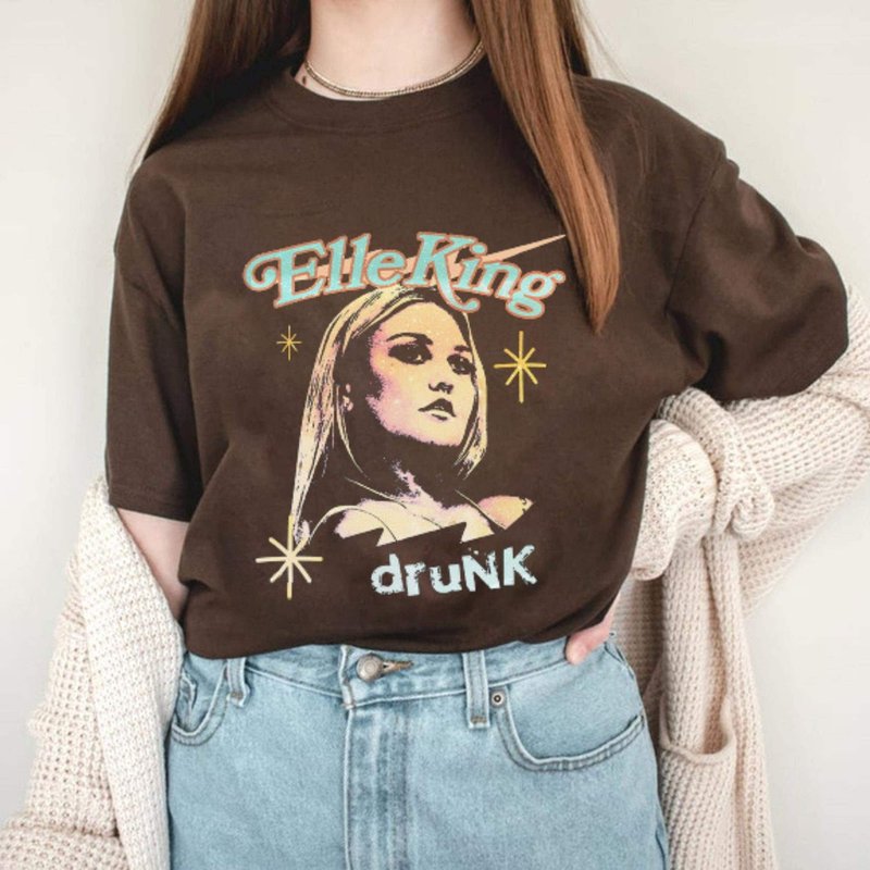 Elle King Come Get Your Wife Shirt, A Freakin Men Tour Presented By Slow And Low Shirt, Elle King 2023 Tour — T-shirts pour hommes
