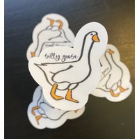 Silly Goose Sticker | Goose | Silly