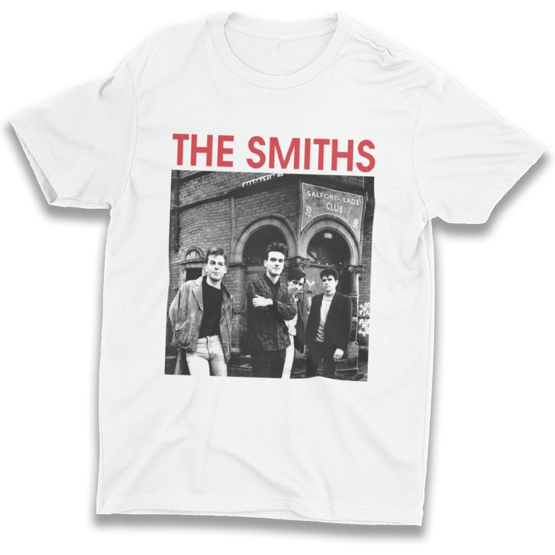 The Smiths Rock Band Tour Concert White Unisex T-shirt, Music Band Shirt