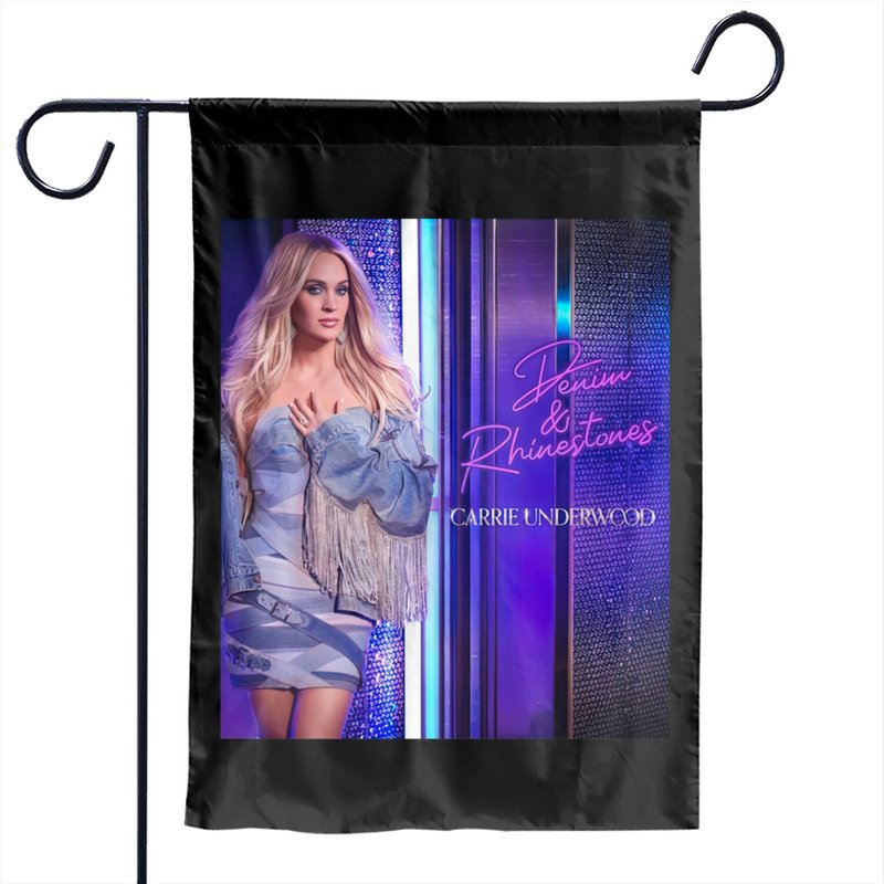 Carrie Underwood Denim And Rhinestones Tour Garden Flags, Carrie Underwood Fans Garden Flags