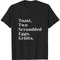Gift For Mom, Sister Gift, Jill Scott Lyrics "toast, Two Scrambled Eggs, Griiits" Unisex Black Tee
