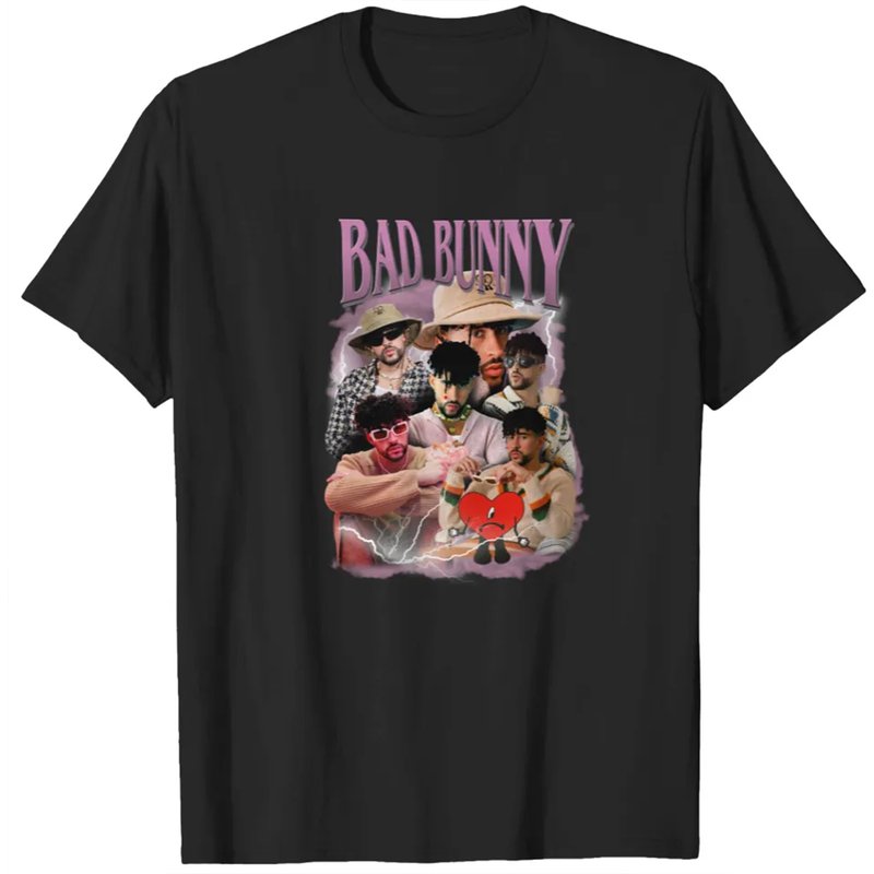 Bad Bunny T-shirt, Vintage Bad Bunny Un Verano T-shirt — T-shirts pour hommes