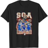 Shai Gilgeous-alexander 90s Style Vintage Bootleg Tee Graphic T Shirt — T-shirts pour hommes