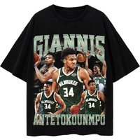 Giannis Antetokoumpto 90s Style Graphic Shirt — T-shirts pour hommes