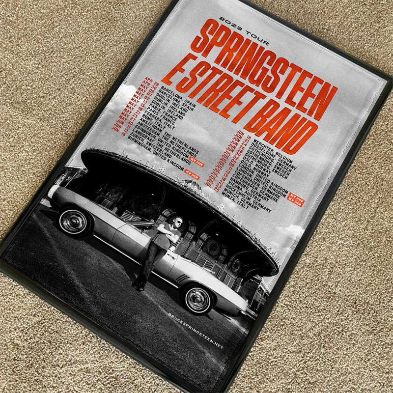 Bruce Springsteen Tour 2023 Poster — Affiches et impressions