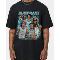 Ja Morant Vintage 90s Bootleg Classic Graphic Tshirt | Ja Morant Basketball Bootleg Rap Shirt