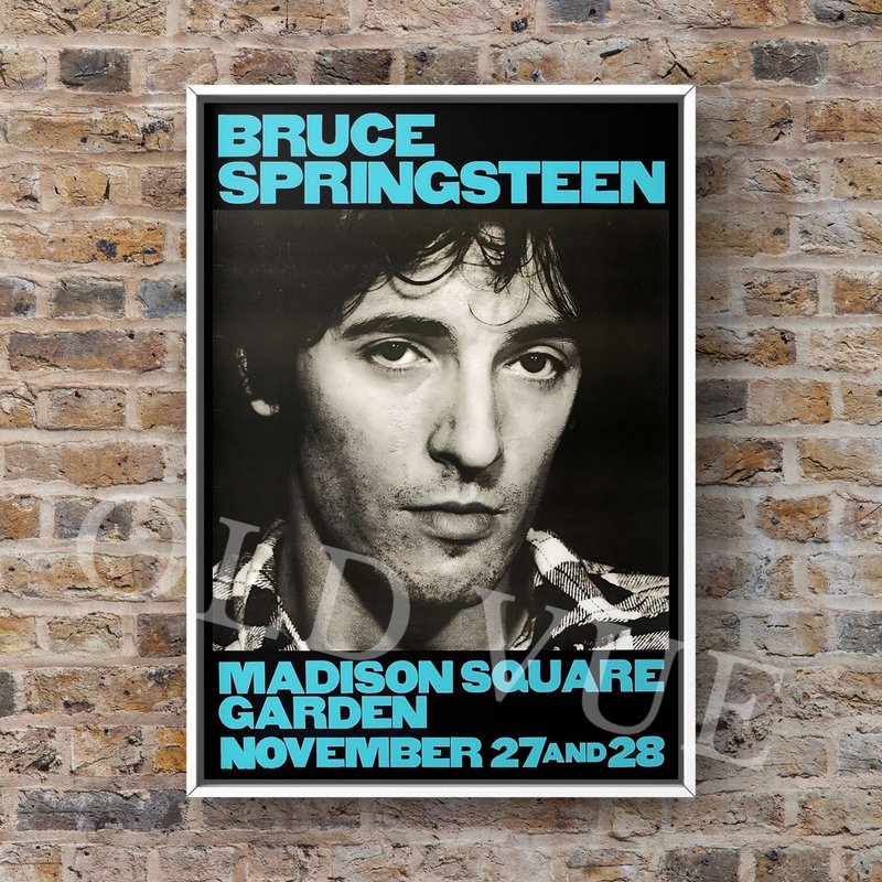 Bruce Springsteen The Boss Madison Square Garden New York 1980 Poster — Posters & Prints