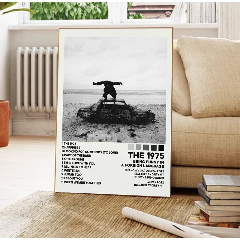 The 1975 Album Being Funny In A Foreign Language Poster — Affiches et impressions