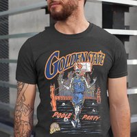 Jordan Poole Vintage 90s Style T-shirt, Poole Party Skullcap T-shirt