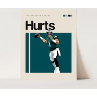 Jalen Hurts Poster, Philadelphia Poster — Affiches et impressions