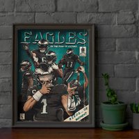 Eagles Vintage-style Comic Cover Poster — Affiches et impressions