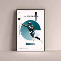 Jalen Hurts Poster, Philadelphia Poster — Affiches et impressions