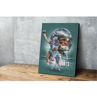 Jalen Hurts | Philadelphia | Sports Wall Art Poster