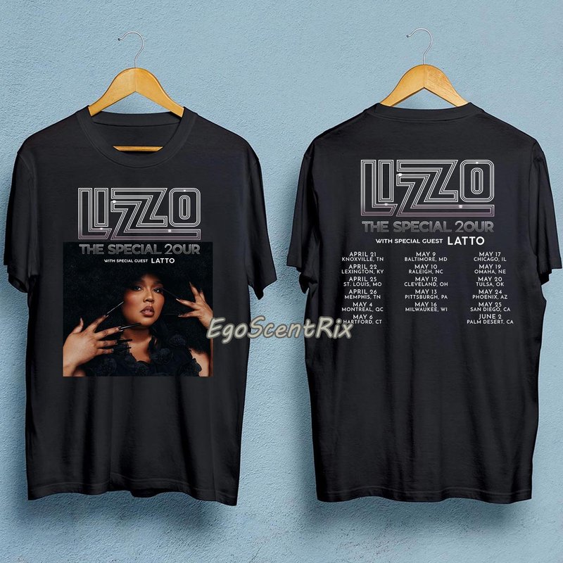 Lizzo Shirt, Lizzo Special Tour 2023 2 Sided Shirt — T-shirts pour hommes