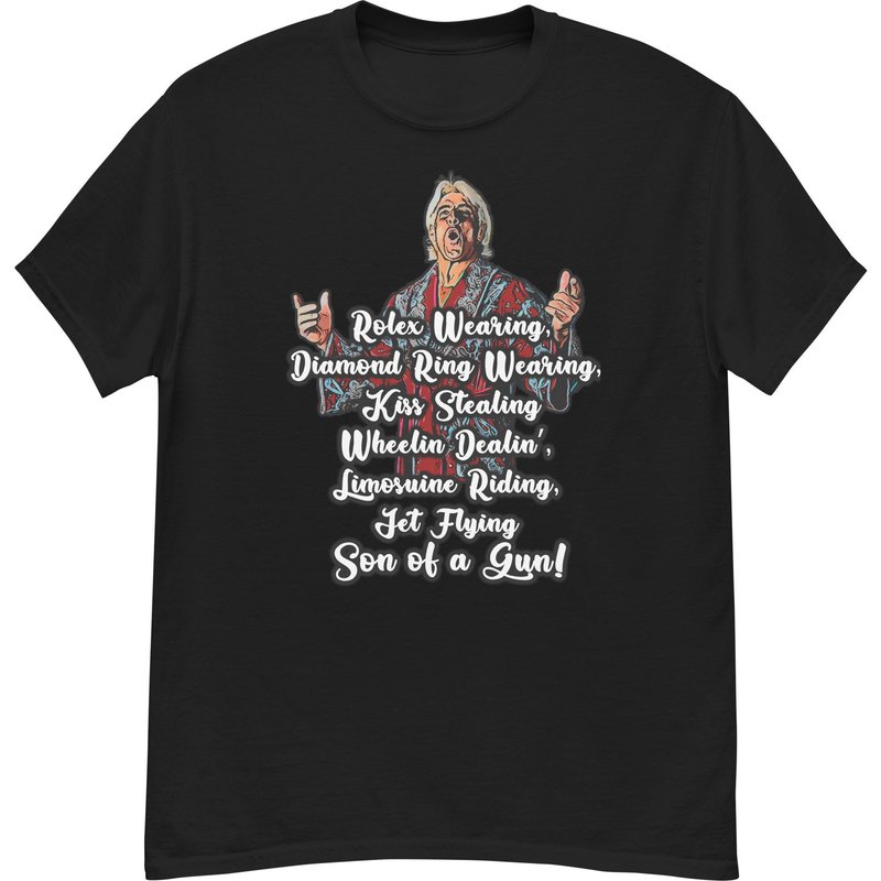 Ric Flair Tshirt 80s Wrestling Tee — T-shirts pour hommes